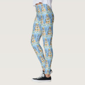 GROOVY SNOWMAN, FRIEDENSSIGN CHRISTMAS LEGGINGS (Links)