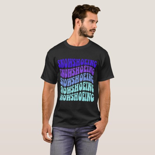 Groovy Snowshoeing T-Shirt (Vorne ganz)