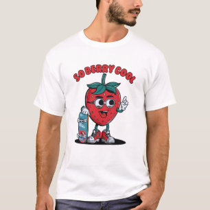 Groovy So Berry Cool Frucht Lover Strawberry T-Shirt