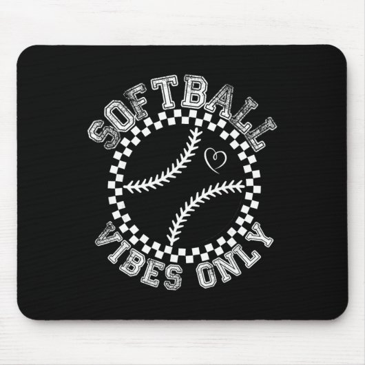 Groovy Softll Damen Mädchen Softll Mousepad (Vorne)