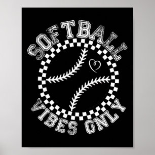 Groovy Softll Damen Mädchen Softll  Poster