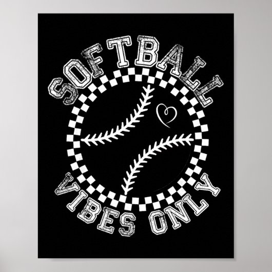 Groovy Softll Damen Mädchen Softll Poster (Vorne)