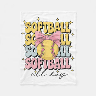 Groovy Softll Kokette Bow Softll Liebhaber Softll  Fleecedecke