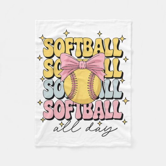 Groovy Softll Kokette Bow Softll Liebhaber Softll Fleecedecke (Vorderseite)