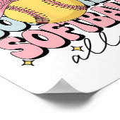 Groovy Softll Kokette Bow Softll Liebhaber Softll Poster (Ecke)