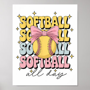 Groovy Softll Kokette Bow Softll Liebhaber Softll Poster