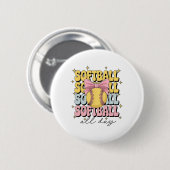Groovy Softll Kokette Schleife Softll Liebhaber So Button (Vorne & Hinten)