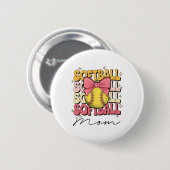 Groovy Softll Mama Mutter Kokette Schleife Softll Button (Vorne & Hinten)