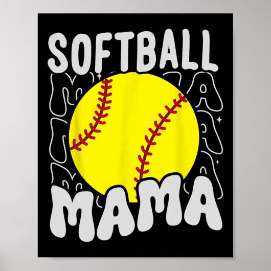 Groovy Softll Mama Softll Töchter Spiel Mütter D Poster (Vorne)