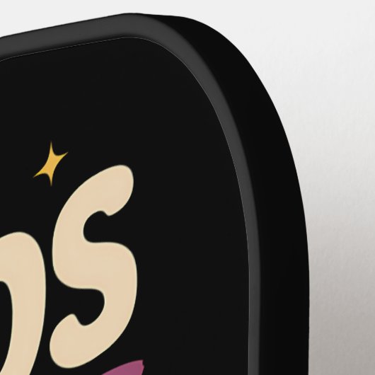 Groovy Sounds Gay I bin in LGBT Rainbow Pride Pickleball Schläger (Linke Seite)