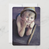 Groovy Space Außerirdischen Kinder Junge Geburtsta Einladung (Rückseite)