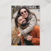 Groovy Sparkle Pink Red Foto QR Code Wedding RSVP Begleitkarte (Rückseite)