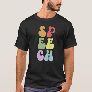 Groovy Speech Language Pathologe SLP Premium T-Shirt