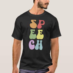 Groovy Speech Language Pathologe SLP Premium T-Shirt