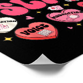 Groovy Speech Therapy Valentinstag Herzschlack Val Poster (Ecke)