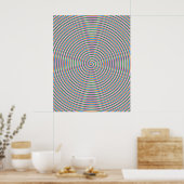 Groovy Spiral Print Poster (Küche)
