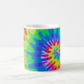 Groovy Spiral Rainbow Krawatte-Dye Tasse (Mittel)