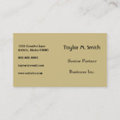 Groovy Spiral Sunbeam Ray Swirl Design grungy Visitenkarte (Rückseite)