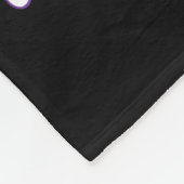 Groovy Spooky Season Ghost Blume Halloween Costum Fleecedecke (Ecke)