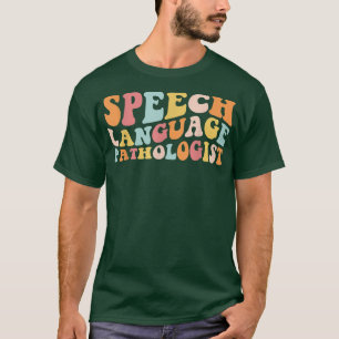 Groovy Sprachtherapeut Leopard Sprache  T-Shirt