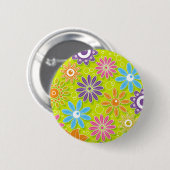 Groovy Spring Blume Power Button (Vorne & Hinten)