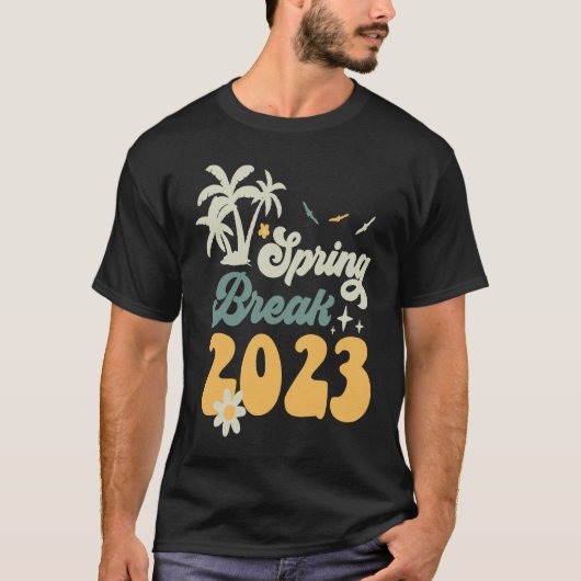 Groovy Spring Break 2023 Style Matching Group T-Shirt (Vorderseite)
