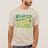 Groovy St Patrick's Day Teacher T-Shirt (Vorderseite)