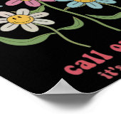 Groovy Stay The World Needs You 988 Suicide Preven Poster (Ecke)