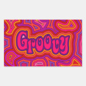 Groovy Sticker (Vorderseite)