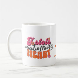 Groovy Stole Heart Neugeborenes Baby Retro Girl Kaffeetasse