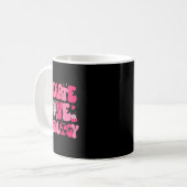 Groovy strahlt Liebe Radiologie Röntgenassistentin Kaffeetasse (Vorderseite Links)