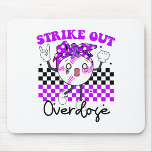Groovy Strike Out Überdosis-Bewusstsein Bysebyll F Mousepad