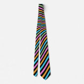 Groovy Stripes Design Krawatte (Rückseite)