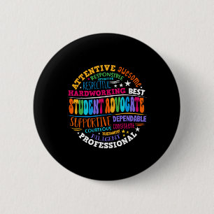 Groovy Student Advocate Würdigung Zurück zur Schul Button