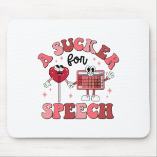 Groovy Sucker für Sprach-Valentin-Logopädie Mousepad