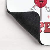 Groovy Sucker spricht Valentine Speech Patholog Mousepad (Ecke)