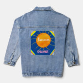 Groovy Summer Dreams Jeansjacke (Rückseite)