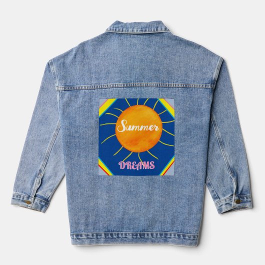 Groovy Summer Dreams Jeansjacke (Rückseite)