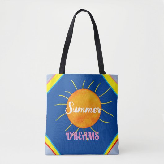 Groovy Summer Dreams Sunshine Tasche (Vorderseite)