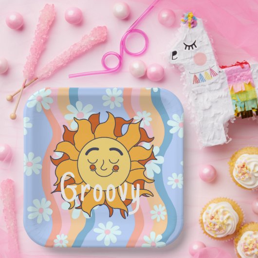 Groovy Summer Pappteller (Party)