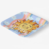 Groovy Summer Pappteller (Gewinkelt)