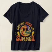 Groovy Summer Vibes Smiley T-Shirt (Ablage )