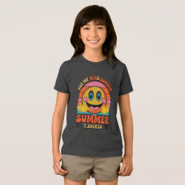Groovy Summer Vibes Smiley T-Shirt Tri-Blend Shirt