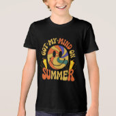 Groovy Summer Vibes Smiley T-Shirt Tri-Blend Shirt (Vorderseite)