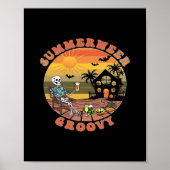Groovy Summerween für erfrischende Wärme Classic Poster (Vorne)