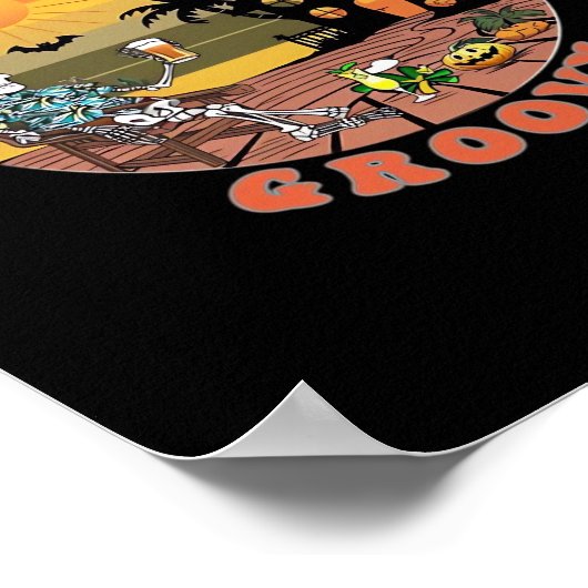 Groovy Summerween für erfrischende Wärme Classic Poster (Ecke)