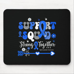 Groovy Support Squad Blue Ribbon Hydrocephalus Awa Mousepad