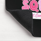 Groovy Support Squad Breast Cancer Awareness Pink Mousepad (Ecke)