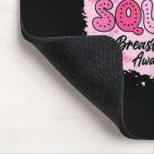 Groovy Support Squad Breast Cancer Awareness Pink Mousepad (Ecke)