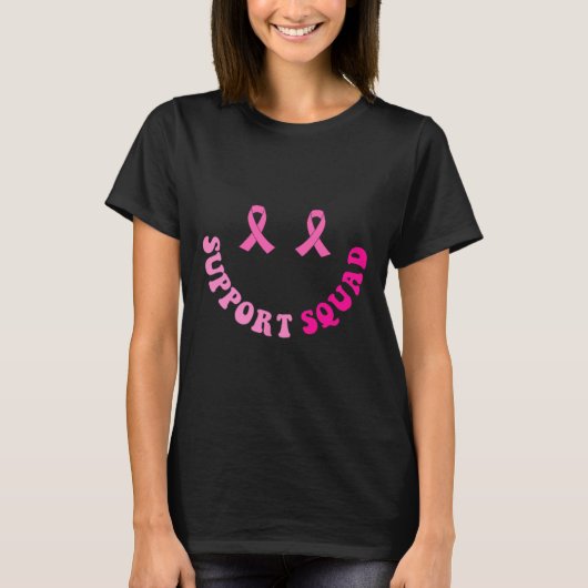 Groovy Support Squad Brustkrebs Bewusstsein 2 Kind T-Shirt (Vorderseite)